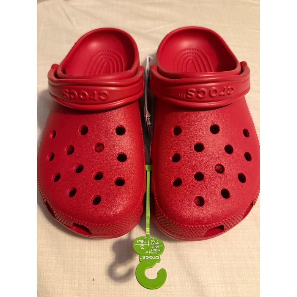 Crocs Classic Clog Pepper Red Unisex Mens 5 Womens 7  NWT